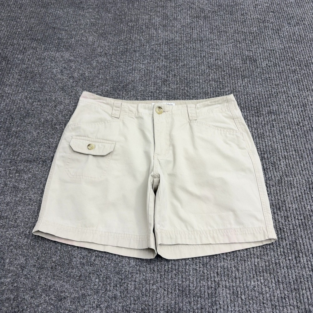 Columbia Shorts Womens 6 Beige Cotton Cargo Utility Hiking Gorpcore Casual